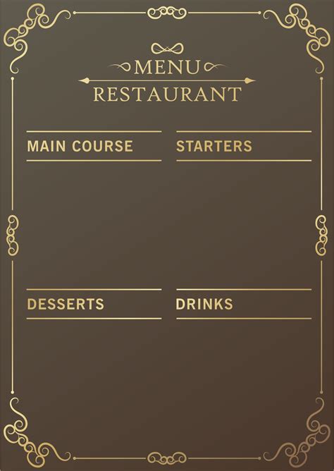 blank menu maker|Free Restaurant Menu Maker .